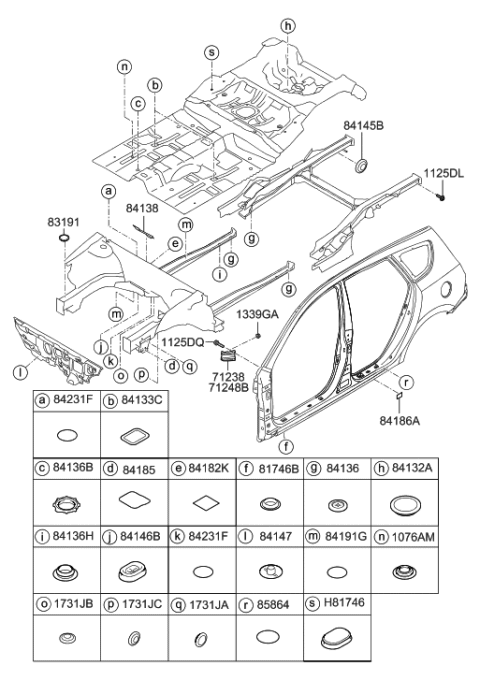 2010 Hyundai Elantra Touring Isolation Pad & Plug Diagram 2