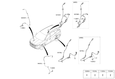2023 Hyundai Tucson Hydraulic Module Diagram