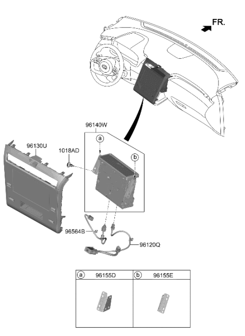 2023 Hyundai Tucson Hybrid Audio Diagram