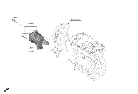 2023 Hyundai Tucson Hybrid Alternator Diagram