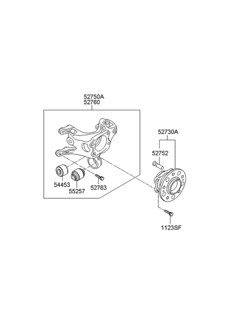 2012 Hyundai Sonata Hybrid Rear Axle Diagram