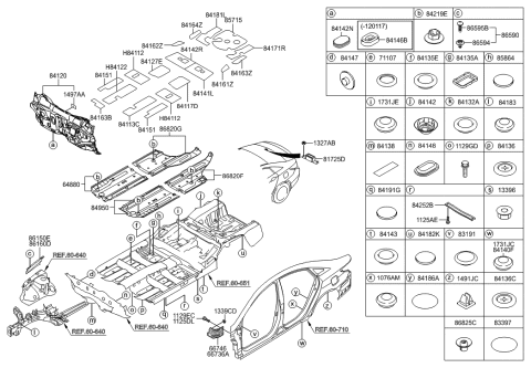 2023 Hyundai Venue Bolt-Washer Assembly Diagram for 11251-08166-B