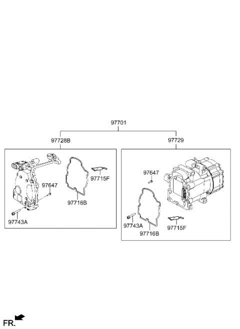 2012 Hyundai Sonata Hybrid Air conditioning System-Cooler Line Diagram 3