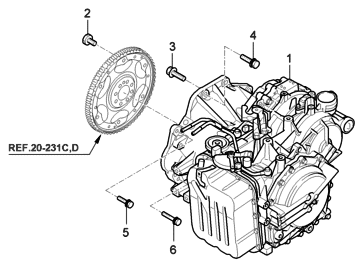 2006 Hyundai Entourage Auto Transaxle Diagram