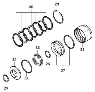 2006 Hyundai Entourage Produced Before OCT.29.2006 Transaxle Clutch - Auto Diagram 2