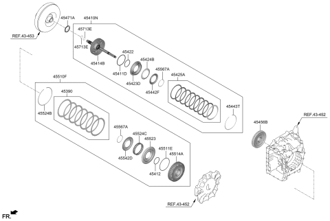 2020 Hyundai Kona Transaxle Clutch - Auto Diagram 1