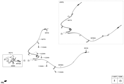 2019 Hyundai Kona Parking Brake System Diagram