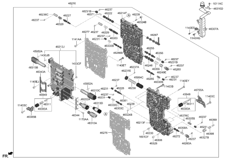 2019 Hyundai Kona Transmission Valve Body Diagram 2