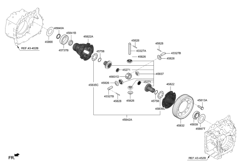 2020 Hyundai Kona Transaxle Gear - Auto Diagram 4