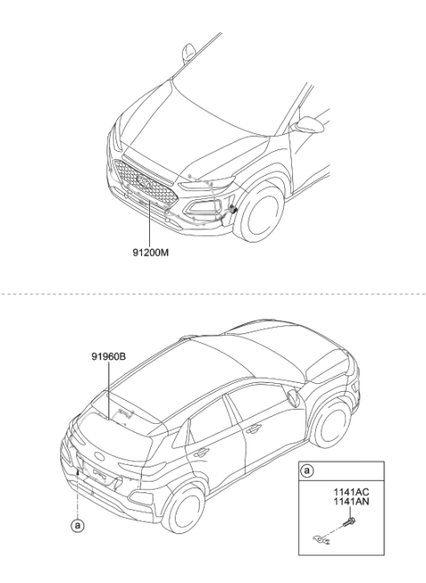 2021 Hyundai Kona Wiring Assembly-Fem Diagram for 91840-J9220