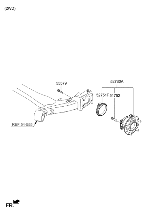 2018 Hyundai Kona Rear Axle Diagram 1