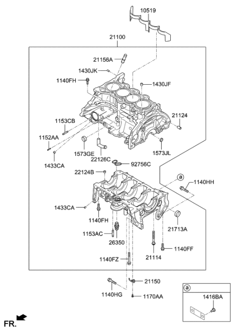 2021 Hyundai Kona Cylinder Block Diagram 2