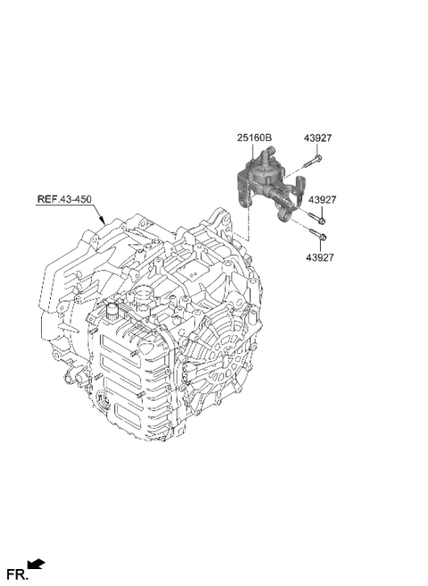 2023 Hyundai Santa Fe Hybrid US Alabama made Coolant Pump Diagram 2