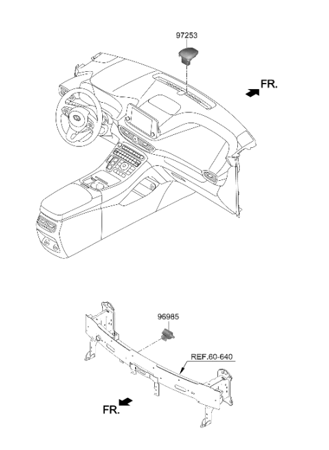 2023 Hyundai Santa Fe Hybrid US Alabama made Heater System-Heater Control Diagram