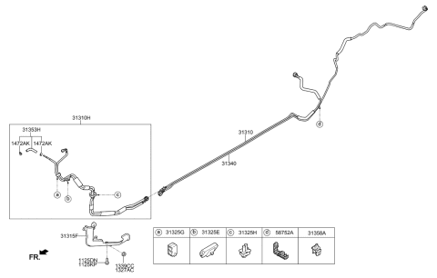 2020 Hyundai Genesis G80 Fuel Line Diagram 3