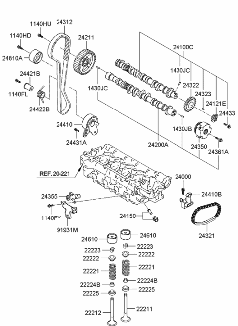 2006 Hyundai Accent Bracket-Wiring Mounting Diagram for 91931-1G420