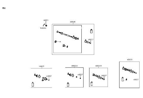 1995 Hyundai Elantra New Body Style Drive Shaft Diagram 1