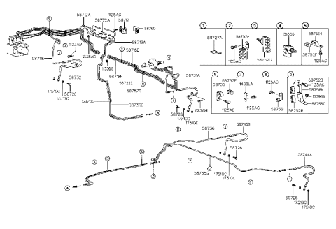 1997 Hyundai Elantra Brake Fluid Lines Diagram 2