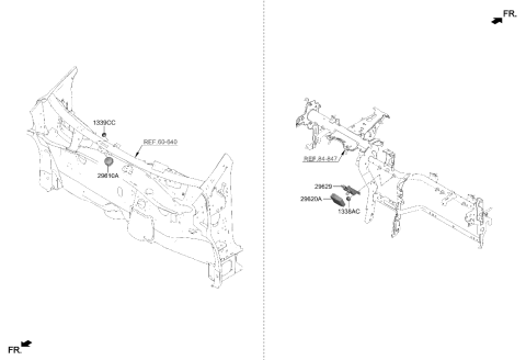 2022 Hyundai Kona N CONTROL UNIT-ELECTRIC SOUND GE Diagram for 29630-I3100