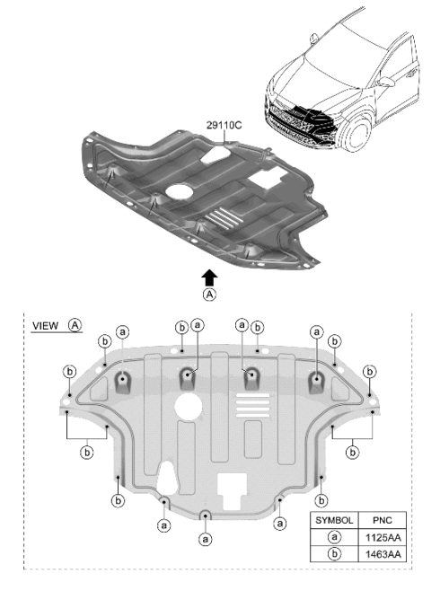 2023 Hyundai Kona N Under Cover Diagram