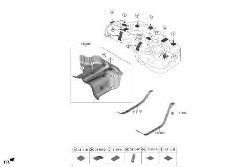 2023 Hyundai Kona N Fuel System Diagram 2