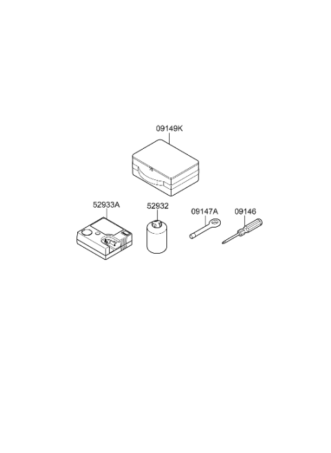 2023 Hyundai Kona N OVM Tool Diagram