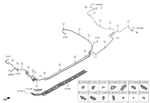 2023 Hyundai Kona N Fuel Line Diagram