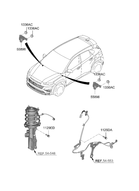 2023 Hyundai Kona N Air Suspension Diagram