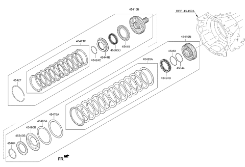 2023 Hyundai Genesis G70 Transaxle Clutch - Auto Diagram 2