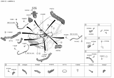 2013 Hyundai Sonata Hybrid Bracket-Wiring Mounting Diagram for 91931-D2090