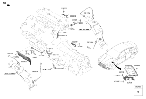 2023 Hyundai Genesis G70 Electronic Control Diagram 2