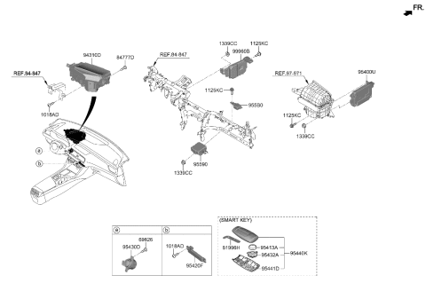 2022 Hyundai Genesis G70 Relay & Module Diagram 2