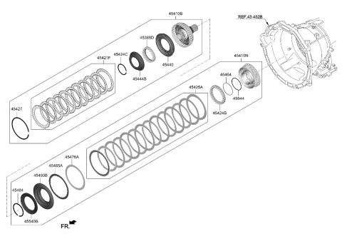 2023 Hyundai Genesis G70 Transaxle Clutch - Auto Diagram 3
