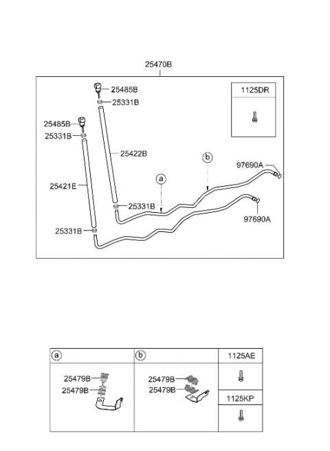 2023 Hyundai Genesis GV80 Oil Cooling Diagram