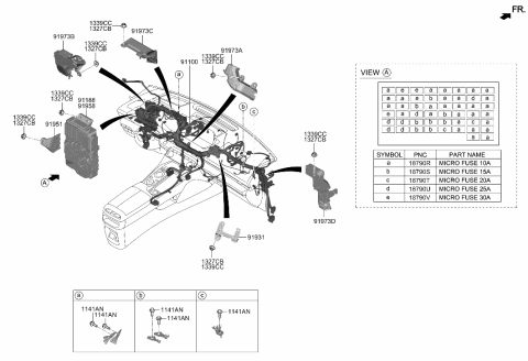 2023 Hyundai Genesis GV80 Main Wiring Diagram