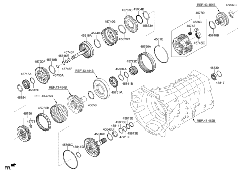 2023 Hyundai Genesis GV80 Transaxle Gear - Auto Diagram 2