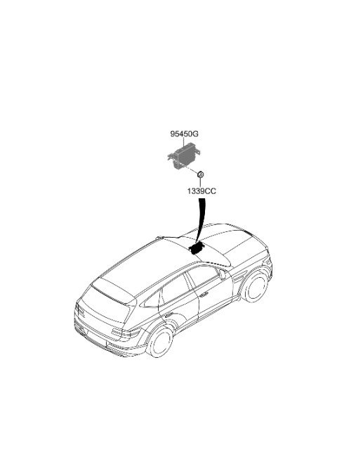 2021 Hyundai Genesis GV80 Steering Column & Shaft Diagram 2