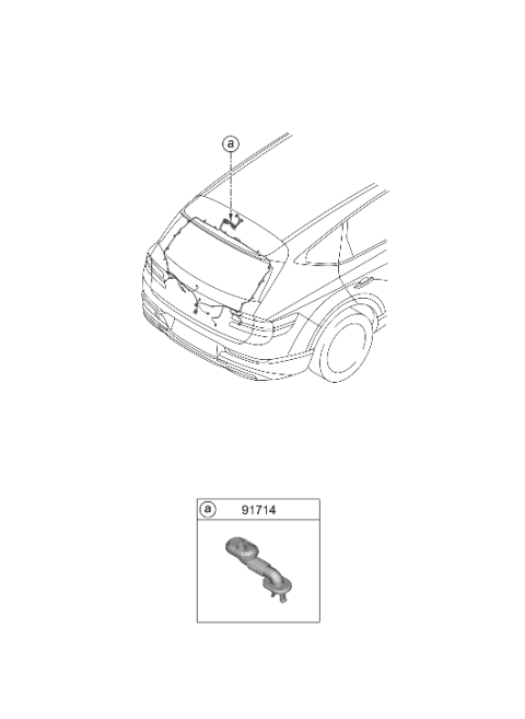 2021 Hyundai Genesis GV80 Door Wiring Diagram 2