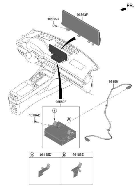 2021 Hyundai Genesis GV80 Information System Diagram