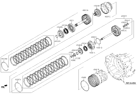 2021 Hyundai Genesis GV80 Transaxle Clutch - Auto Diagram 4