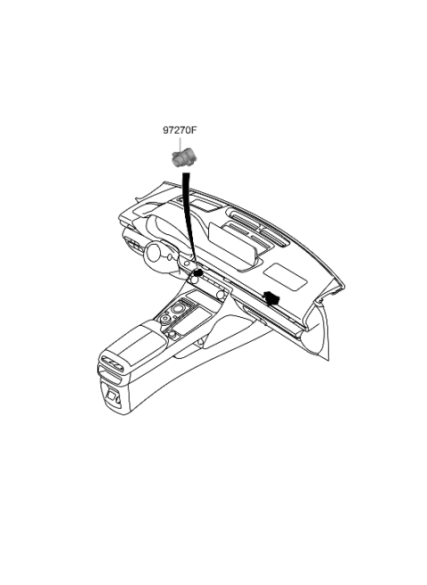 2021 Hyundai Genesis GV80 Heater System-Duct & Hose Diagram 3