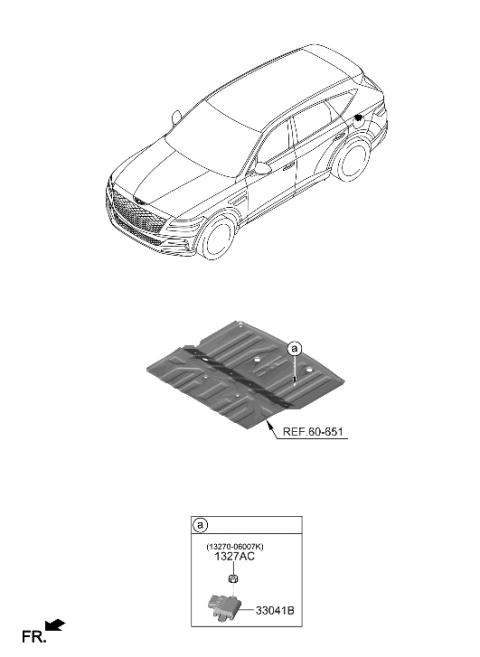 2023 Hyundai Genesis GV80 Fuel System Diagram 3