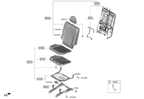 2023 Hyundai Genesis GV80 3rd Seat Diagram