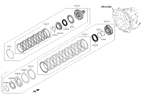 2022 Hyundai Genesis GV80 Transaxle Clutch - Auto Diagram 2