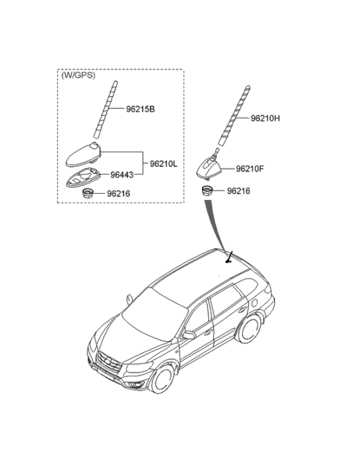 2012 Hyundai Santa Fe Antenna Diagram