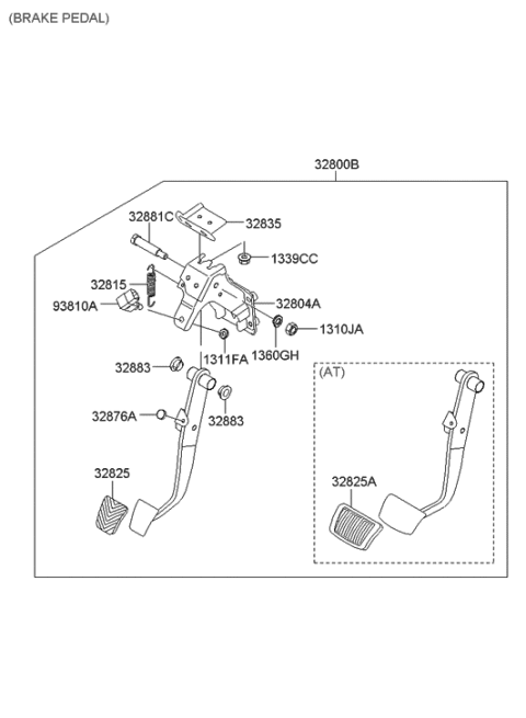 2011 Hyundai Santa Fe Accelerator Pedal Diagram 2