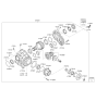 Diagram for Hyundai Transfer Case Cover - 47314-39300