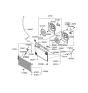 Diagram for 2005 Hyundai Sonata Hose Clamp - 25331-38000