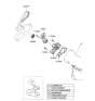 Diagram for Hyundai Santa Fe Drive Belt - 25212-3E050