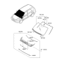 Diagram for Hyundai Santa Fe Windshield - 86110-2B060